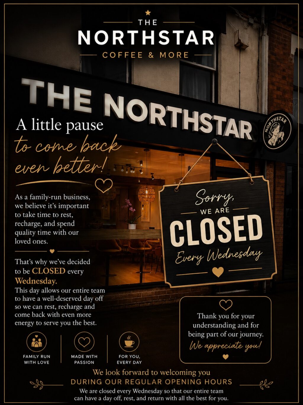 Instagram post from thenorthstarcafe. This post is in position 4.